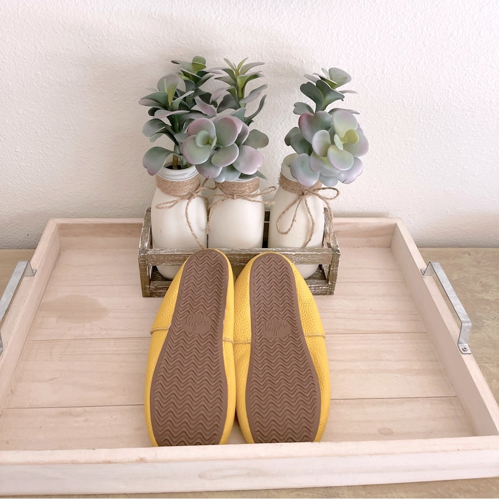 Mustard Plain Monkey Feet Moccasins - Picture 4 of 5